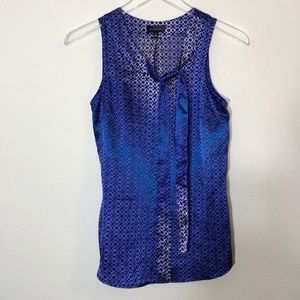 The Limited Sleeveless Blouse Beautiful Blue